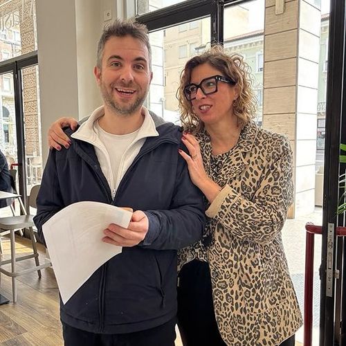 Giorgia Maron al lavoro
